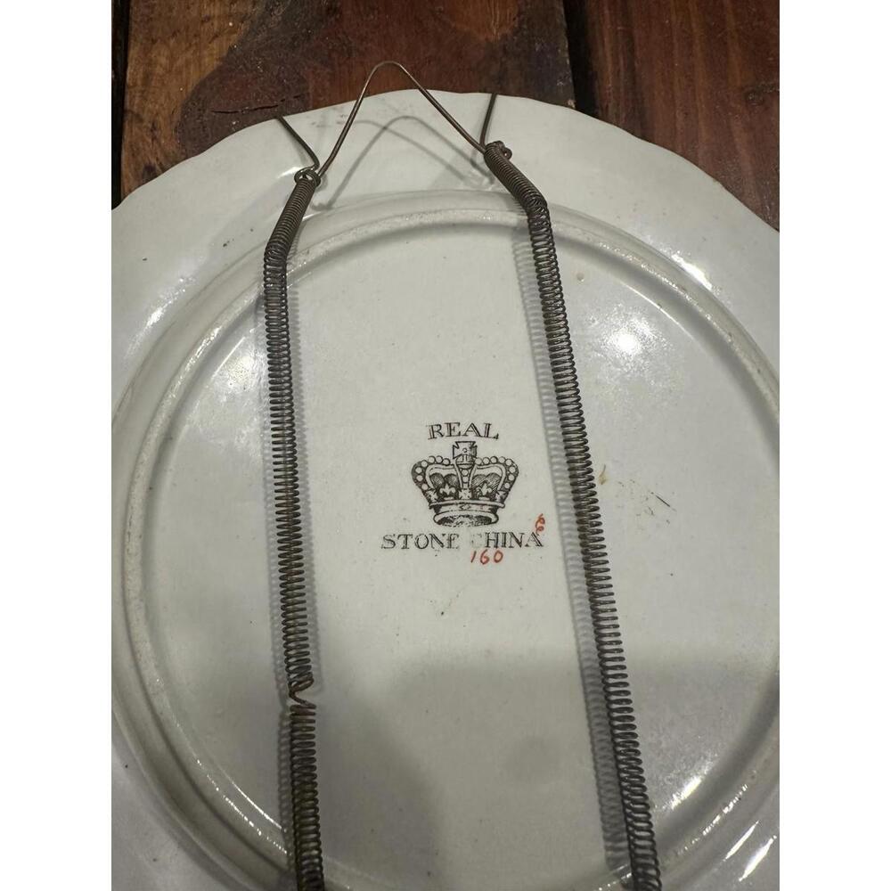 Antique English Ironstone China Deep Plate Japan Imari Pattern Victorian - Picture 4 of 4